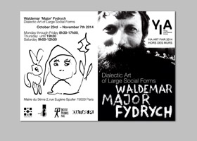 folder do wystawy Waldemara MAJORA Fydrycha w Paryżu